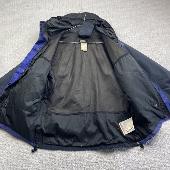 VTG Chlorophylle Gore-Tex GTX Shell Jacket Retro Dark Blue / Purple Men S Read* - Picture 9 of 16